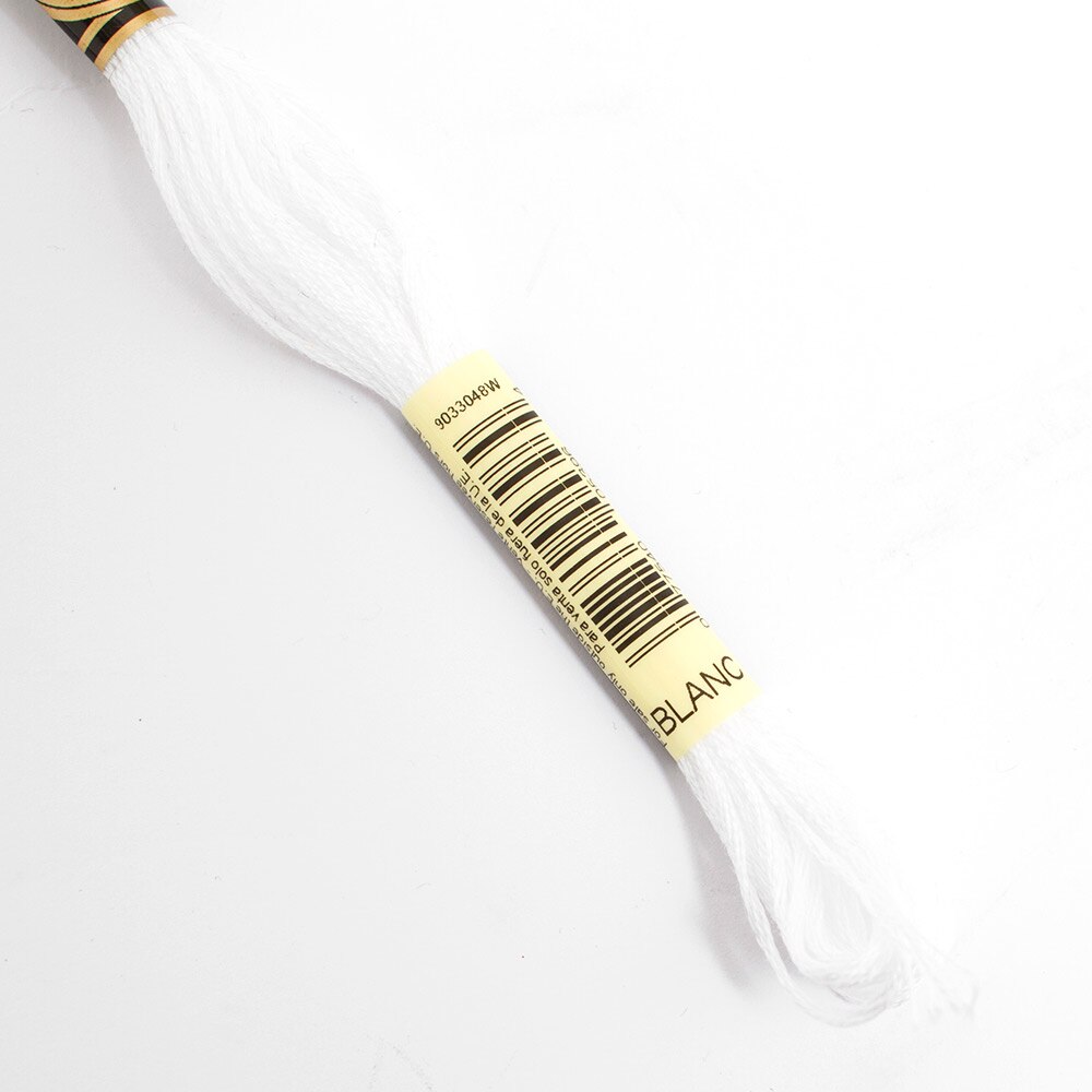 Sewing Supplies, Art & School, DMC, 6 strand, Embroidery floss, 50171, White